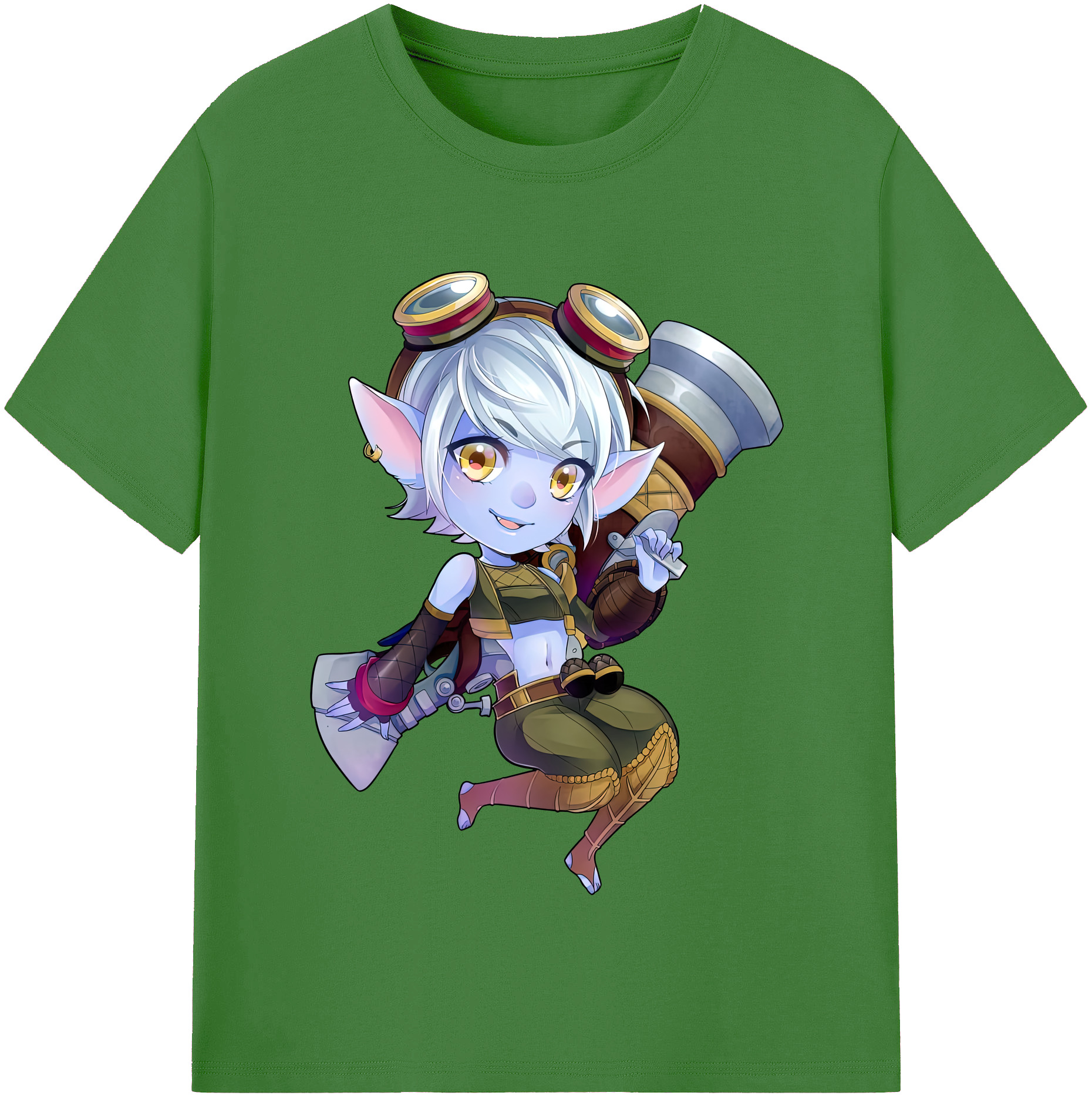 （画像用） リーグ・オブ・レジェンド League of Legends LOL レディースカジュアルプリントTシャツ（綿100％）
